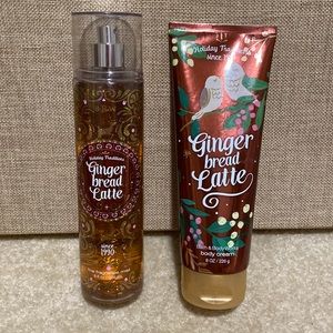 Gingerbread Latte Bath and Body set